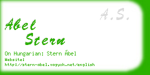 abel stern business card