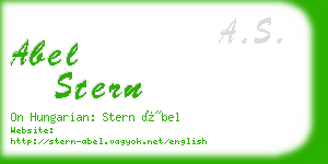 abel stern business card